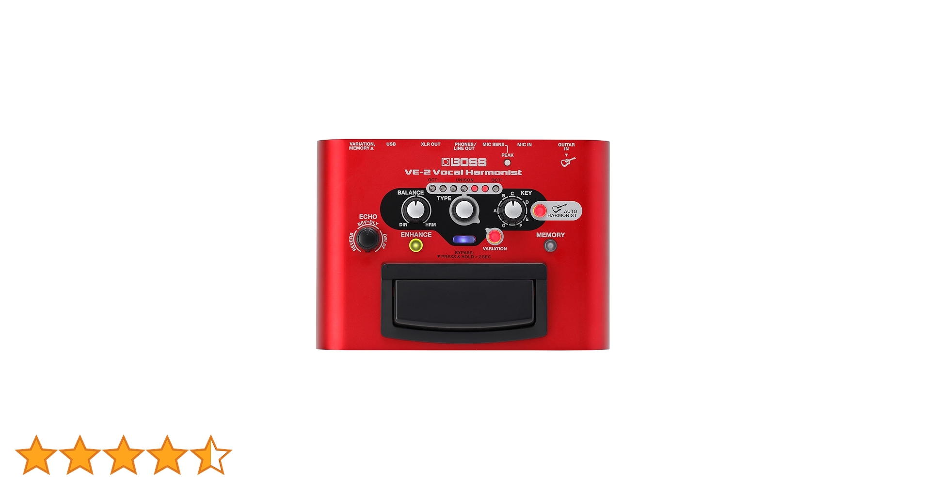 Amazon | BOSS ボス ボーカルハーモニスト VE-2 シンプル操作 電池駆動